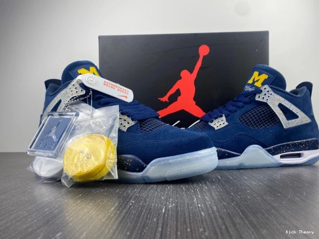 Kicktheory Retro Michigan Air AJ4-1036660 Jordan 4 (PE) 0807